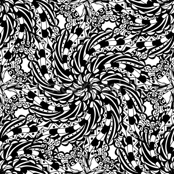 Black pattern. Stock photo © frescomovie