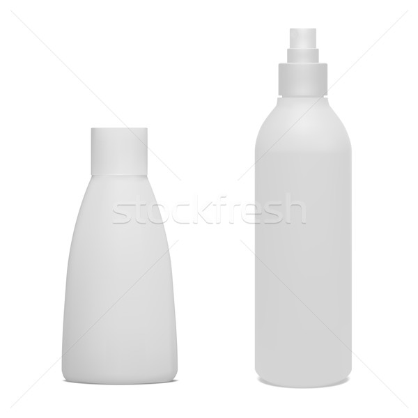 Cosmétiques bouteilles image eau corps [[stock_photo]] © frescomovie