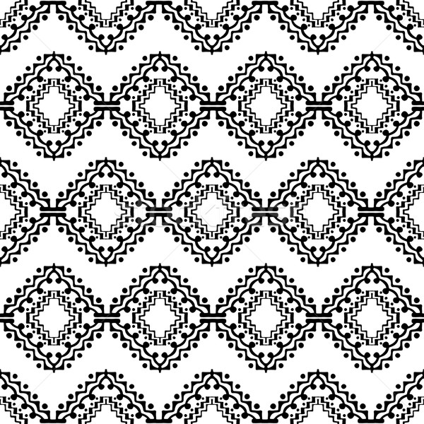 Stock photo: Art seamless pattern