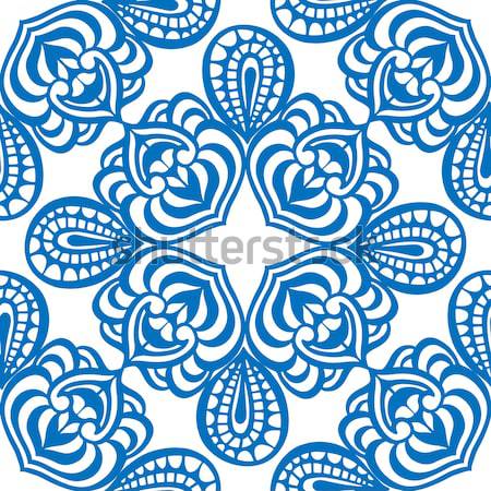 Blue pattern. Stock photo © frescomovie