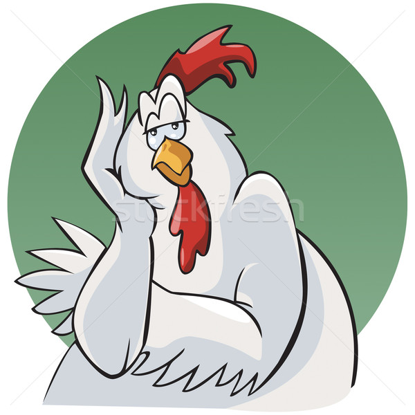 Bored rooster Stock photo © fresh_7266481