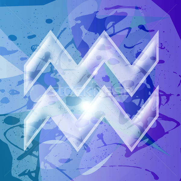 Zodiac series - Aquarius Stock photo © fresh_7266481