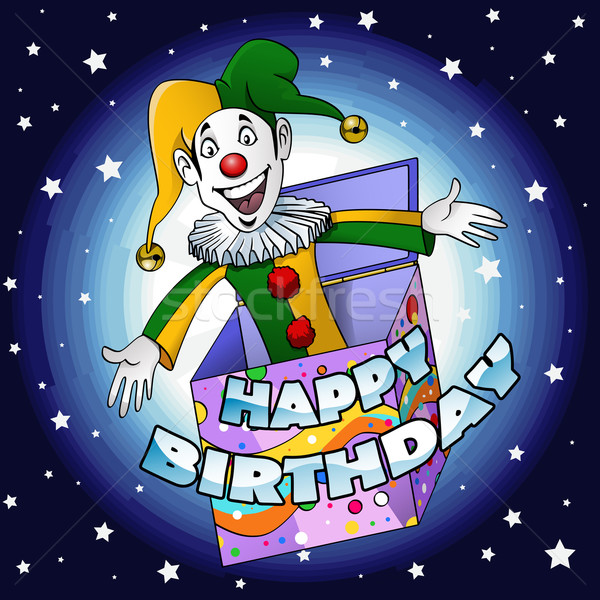 Happy birthday Jester Stock photo © fresh_7266481