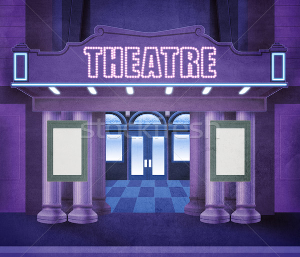 Outside theatre Stock photo © fresh_7266481