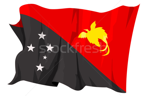 Flag series: Papua New Guinea Stock photo © fresh_7266481