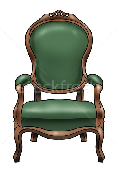 Victorian chair Stock photo © fresh_7266481