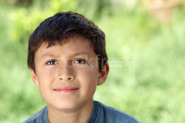 Boy outside looking up  Stock photo © Freshdmedia