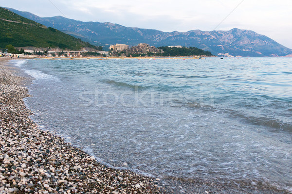 Budva the old town cloudy sky Stock photo © frimufilms
