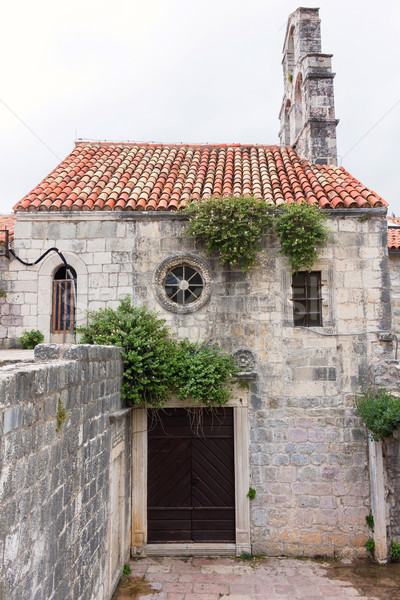The view of church in budva old town Stock photo © frimufilms