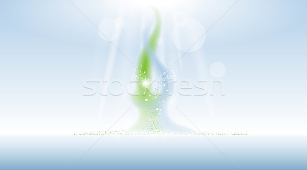 Digitális vektor absztrakt üres fény világoskék Stock fotó © frimufilms