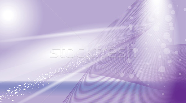 Foto stock: Digital · vetor · abstrato · vazio · roxo · bubbles