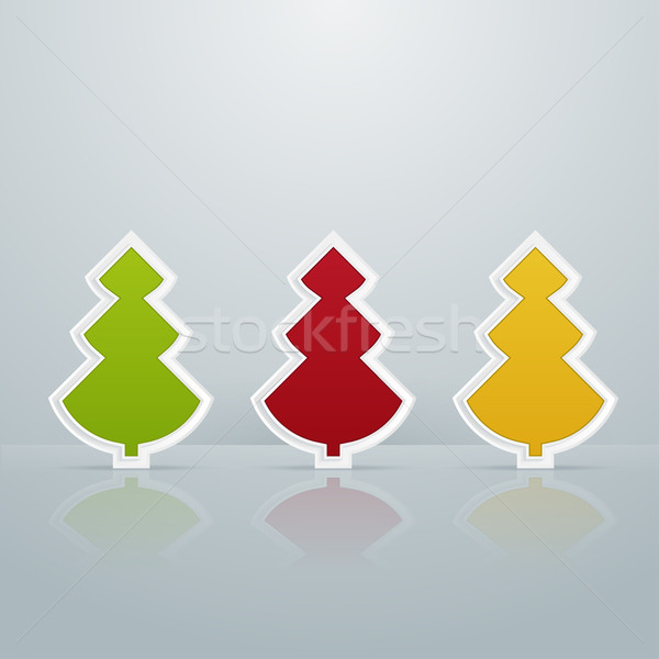 Objet trois coloré Noël [[stock_photo]] © frostyara