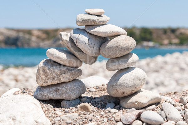 Piedra puente equilibrio resumen demostración estabilidad Foto stock © froxx