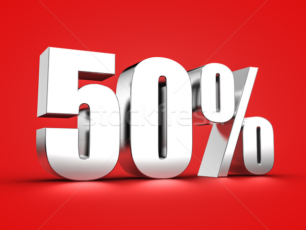 50 percent sign Stock photo © froxx