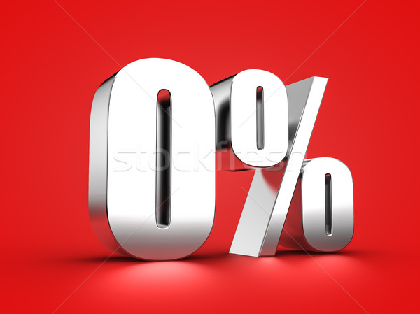 Procent teken 3D symbool markt Stockfoto © froxx