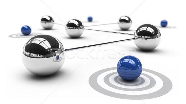 ネットワーク 抽象的な デモ 通信 インターネット 背景 ストックフォト © froxx