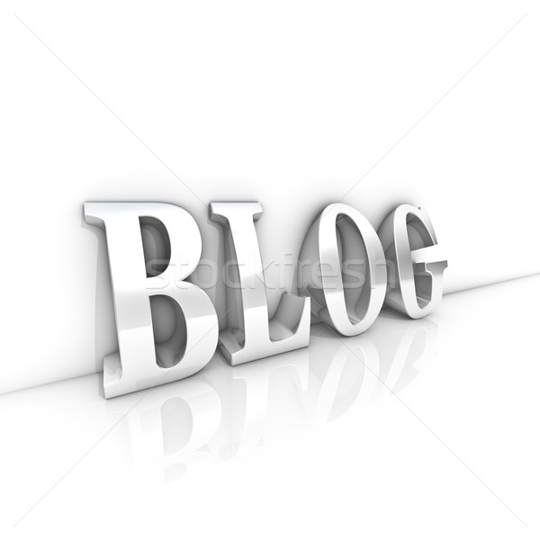 Blog website tekst witte kamer Stockfoto © froxx