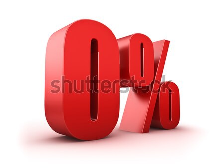 Procent 3D symbool markt kopen Stockfoto © froxx