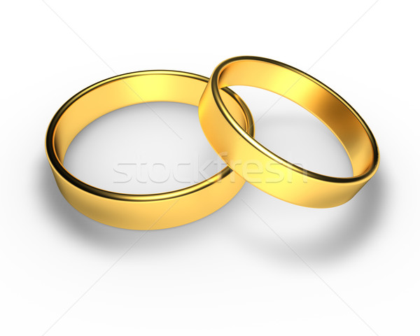 wedding rings Stock photo © froxx