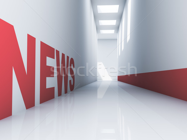 Nieuws website Rood tekst witte Stockfoto © froxx