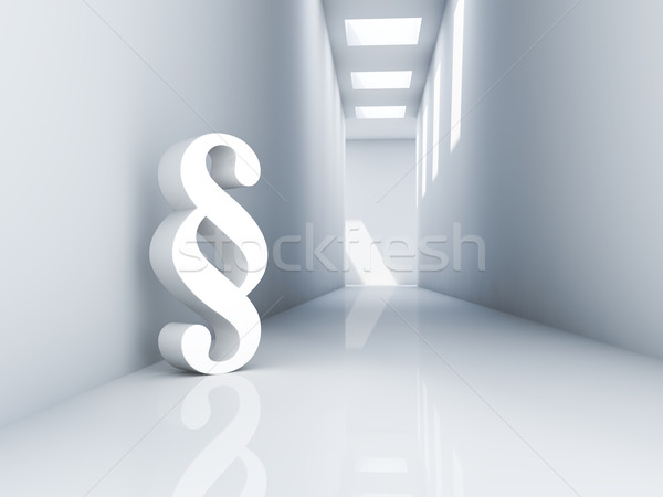 Absatz Rendering weiß Symbol Korridor abstrakten Stock foto © froxx