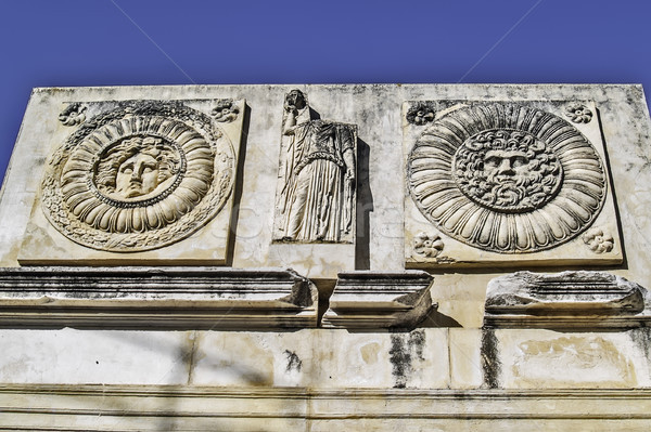 Roman forum in Merida detail Stock photo © fxegs