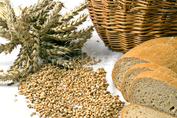 Bread and grain Stock photo © fyletto