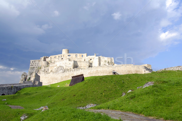 Spissky castle Stock photo © fyletto