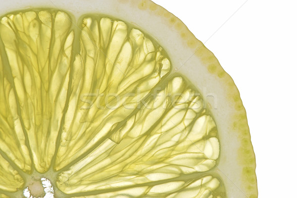 Slice of lemon Stock photo © fyletto