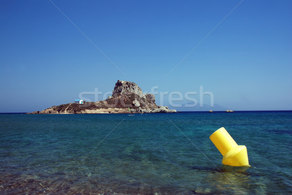 Island and buoy Stock photo © fyletto