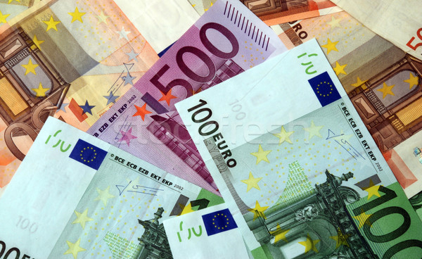 Euros banque note argent texture fond [[stock_photo]] © fyletto