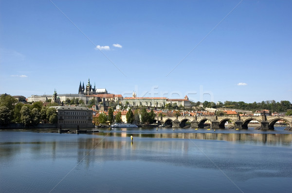 View at Prague castle Stock photo © fyletto