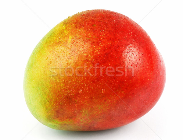 Mangó gyönyörű friss érett gyümölcs cseppek Stock fotó © fyletto
