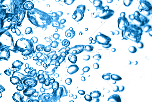 Pęcherzyki wody niebieski powietrza biały Zdjęcia stock © fyletto