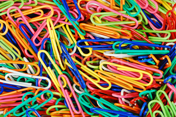 Paper clip background Stock photo © fyletto