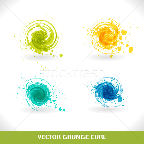 Grunge vetor abstrato símbolo água luz Foto stock © Fyuriy