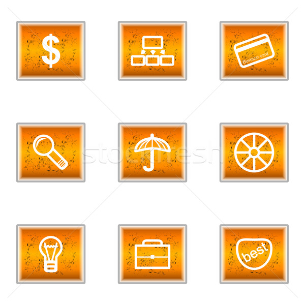 Glossy icon set  Stock photo © Fyuriy