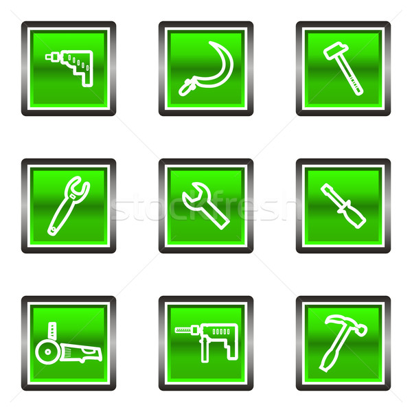 Glossy icon set  Stock photo © Fyuriy