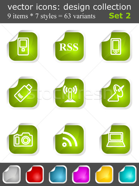 Stock photo: Modern set of design elements 2