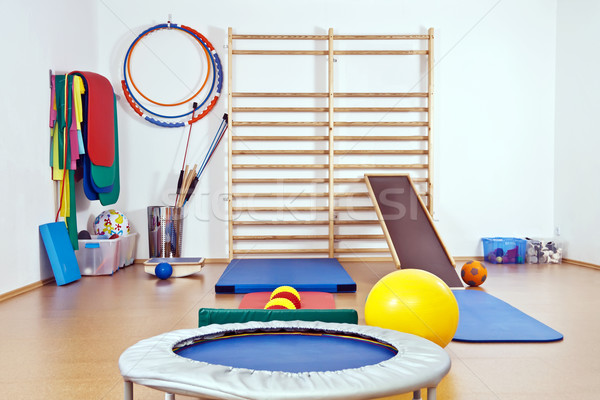 The interior of the gym for children and adults Stock photo © g215