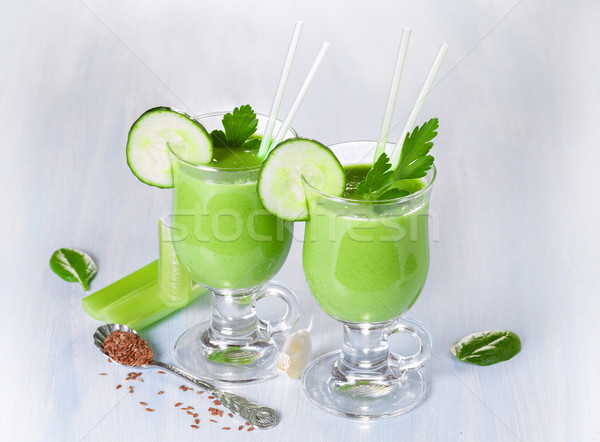 Delicioso vegetal verde legumes comida Foto stock © g215