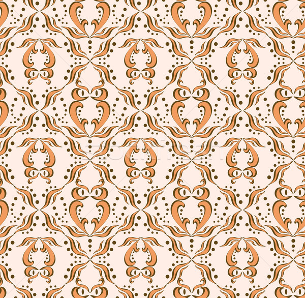 Seamless pattern with abstract owl Stock photo © g215