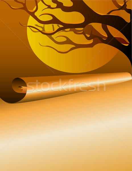 Faág naplemente textúra terv narancs naptár Stock fotó © g215