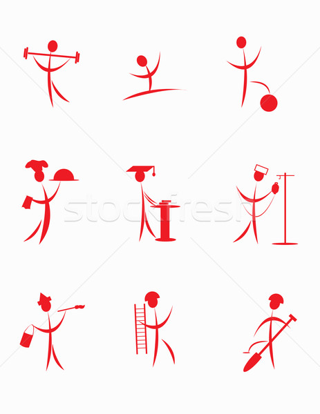 set of graphic elements  Stock photo © g215