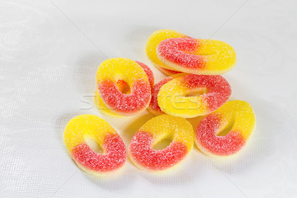 gummy candy with sugar closeup Stock photo © g215