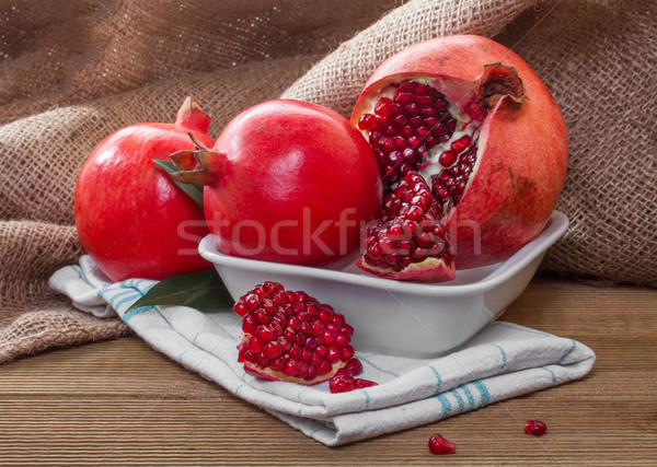 Ripe pomegranates  Stock photo © g215