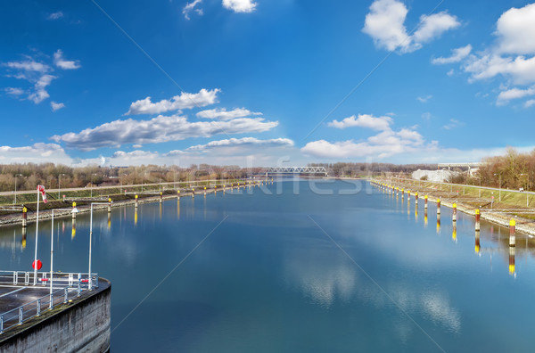 Panorama of the Rhine in Germany Stock photo © g215