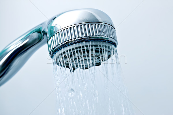 Folyóvíz zuhany víz fürdőszoba fej fürdőkád Stock fotó © g215