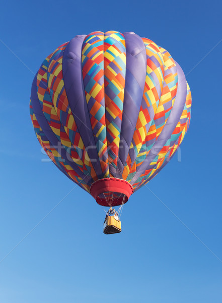 Colorato mongolfiera cielo sport sfondo blu Foto d'archivio © gabes1976