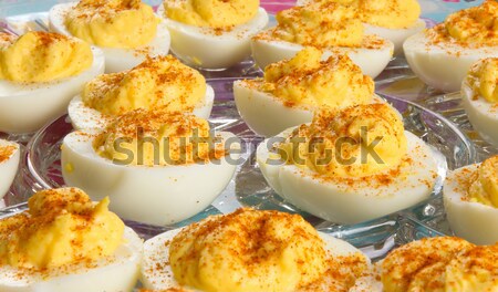 Delicious Deviled Eggs Stock photo © gabes1976